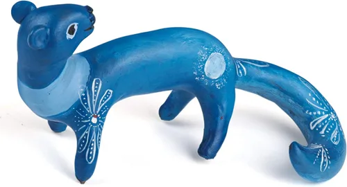 Miniatura 4 de Cutedeer Blue Air Dry Arcilla, arcilla de modelado de espuma de 1.1 libras, moldeo blando suave para niños adultos, suministros de limo para Azul