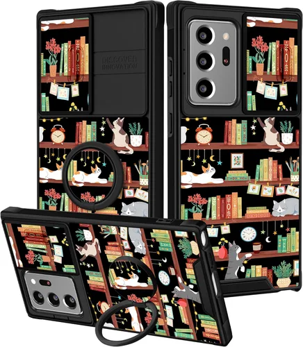 Miniatura 178 de Funermei Funda para teléfono Samsung Galaxy Note 10 Plus – Funda femenina bonita para niñas, diseño inspirador estético con funda para cámara
