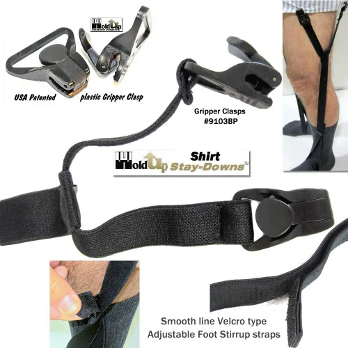 Miniatura 6 de La camisa de vestir Hold-Ups® Stay-downs se mantiene con clips antideslizantes patentados en Estados Unidos