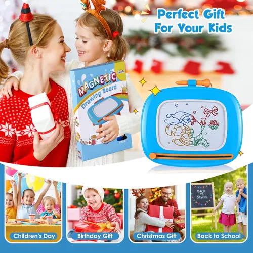 Miniatura 7 de Smasiagon Juguetes para niñas y niños, pizarra de dibujo magnética para niños pequeños, pizarra de garabatos de aprendizaje temprano para escribir