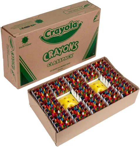 Miniatura 5 de Crayola Crayon Classpack (832 unidades), suministros escolares a granel para aulas, 13 juegos de 64 crayones, suministros de arte y manualidades
