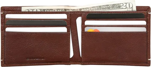 Miniatura 4 de Lucky Brand Men's Bifold Wallet ID Window Card Slots Genuine Leather Organization Durable Stylish