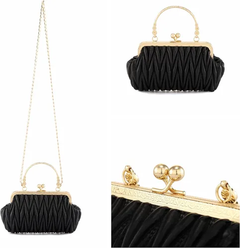 Miniatura 5 de Ayliss Bolso de noche para mujer, elegante bolso de hombro para novia, boda, fiesta, graduación, bolso formal