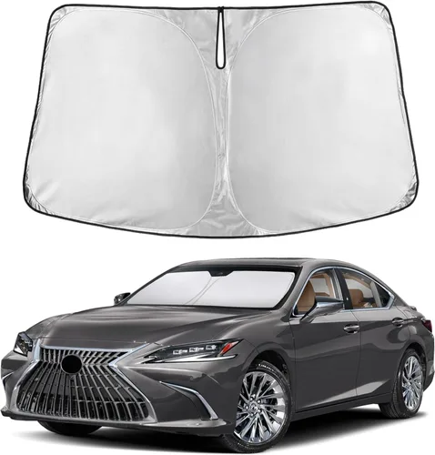 Miniatura 59 de EcoNour Parasol para parabrisas compatible con Hyundai Tucson 2016-2019 2020 2021, visera solar para parabrisas delantero y ventana, bloqueador