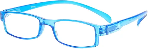 Miniatura 12 de Calabria 762 Gafas de lectura colgantes alrededor del cuello, lentes azules o transparentes, para hombres y mujeres, duraderos y modernos, patillas