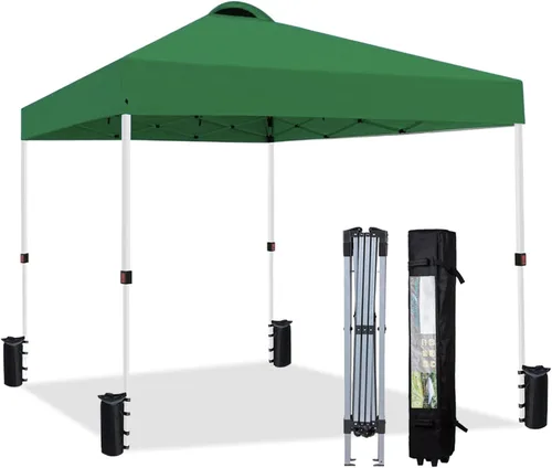 Miniatura 9 de Tienda de campaña desplegable de 10 x 10 pulgadas (con pared lateral), fácil uso instantáneo al aire libre, techo ventilado, bolsa de transporte