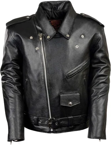 Miniatura 9 de Milwaukee cuero para hombre motocicleta
