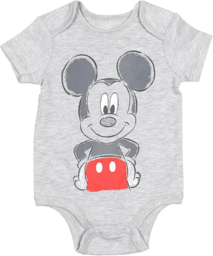 Miniatura 2 de Disney Mickey Mouse Lion King Winnie the Pooh Pixar Toy Story Buscando a Nemo Baby Paquete de 5 mamelucos para recién nacido a bebé