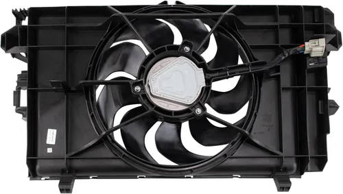 Miniatura 106 de TRQ Conjunto de ventilador de refrigeración dual del radiador compatible con Toyota Highlander 2008-2013 TO3115155