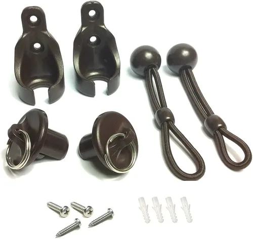 Miniatura 3 de Kit elástico, negro, resistente a la intemperie, para persianas enrollables exteriores Coolaroo