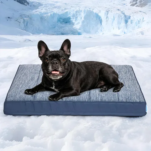 Miniatura 38 de Tapete para jaula para perros de tamaño XL, cama de espuma viscoelástica de 41 x 27 pulgadas, lavable y antideslizante, tapete ultrasuave para Oscuro