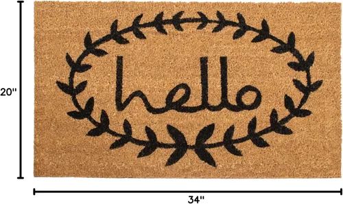 Miniatura 3 de Calloway Mills 121812034 Calico Hello Felpudo 20" x 34