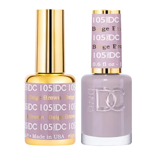 Miniatura 12 de DND - Juego de esmaltes de gel, colección beige nude, esmalte de gel UV/LED y esmalte de uñas secado al aire, dúo de esmalte a juego sin astillas