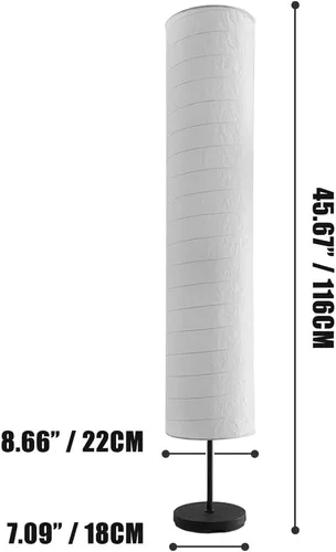 Miniatura 6 de Lámpara de pie de papel, lámpara de pie, lámpara de pie de papel, decoración de habitación, farol de luz para dormitorio, tocador, sala de estar