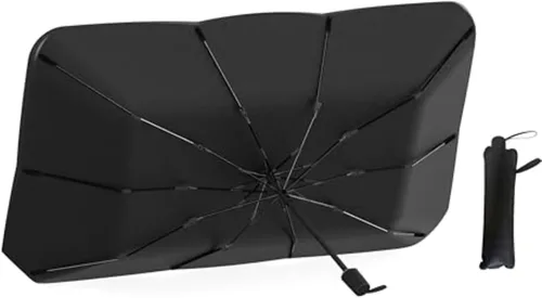 Miniatura 20 de 【2025 Actualizado】EcoNour Parasol Premium para Parabrisas de Coche Parasol Plegable para Parabrisas Delantero Visor Extendido Bloqueador de Sol