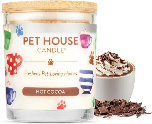 Miniatura 16 de One Fur All, Pet House - Vela 100 % cera de soja, eliminador de olores de mascotas para el hogar, velas aromáticas, no tóxicas y ecológicas