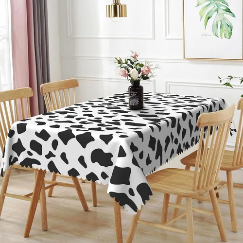 Miniatura 11 de Mantel rectangular de 60 x 120 pulgadas, estampado de pájaros en ramas, mantel decorativo impermeable y resistente a las manchas, para cocina