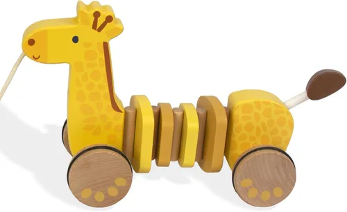 Miniatura 12 de Juguetes de Bebé Coche, Juguetes de Madera para Tirar para Niños Pequeños, Juguetes de Desarrollo para Niña o Niño de 1 Año, Regalo de Cumpleaños