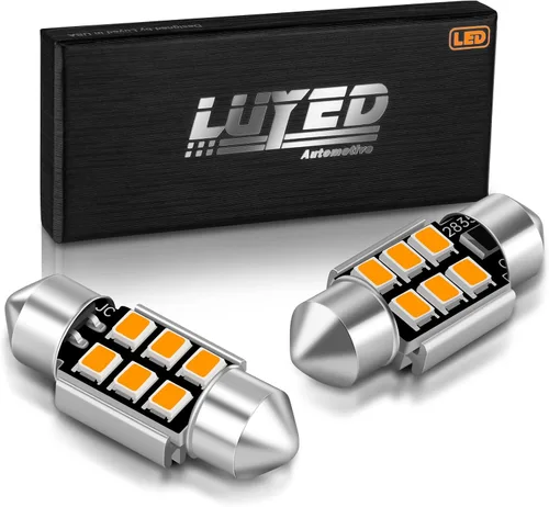 Miniatura 12 de Bombillas LED DE3175, súper brillantes, chipsets 2835 azules, Canbus libre de errores, 31 mm, 1.25 pulgadas, DE3021 DE3022 3175 6428, bombillas LED