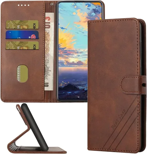 Miniatura 8 de GYHOYA Funda para Xiaomi Poco X5 Pro 5G Wallet Case, Xiaomi Poco X5 Pro 5G Funda de cuero Flip Folio con tarjeteros Kickstand Característica Azul