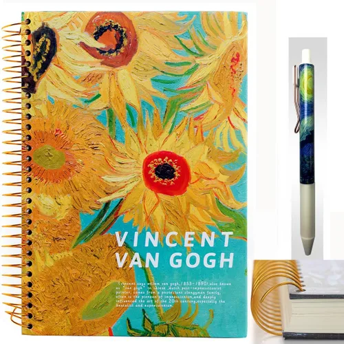 Miniatura 12 de Top - Cuaderno de espiral de 8.5 x 11 pulgadas, tamaño A4, de tapa dura, encuadernado en la parte superior, 240 páginas, papel rayado grueso de 3.53