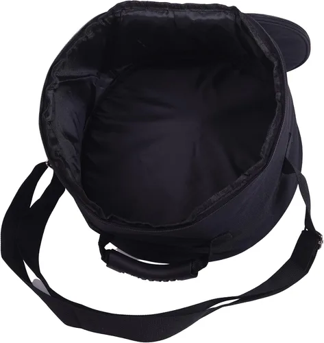Miniatura 4 de Estuche de transporte para cuenco cantante, bolsa acolchada negra de 12 pulgadas, soporte para cuenco de sonido, bolsa de cuenco de cristal
