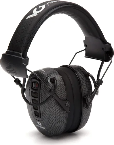Miniatura 2 de Venture Gear Clandestine - Orejeras electrónicas de protección auditiva NRR 24dB, patrón de grafito negro