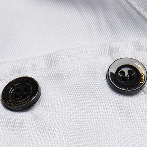 Miniatura 7 de Abrigo de chef unisex de manga corta, uniforme de chef de cocina, chaqueta de trabajo ligera con bolsillos