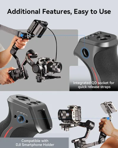 Miniatura 8 de SmallRig Empuñadura Sling Ajustable para Cardán, Mango Sling para DJI RS 4 Mini, RS 4, RS 4 Pro, RS 3 Mini, RS 3, RS 3 Pro, RS 2, RSC 2, Carga