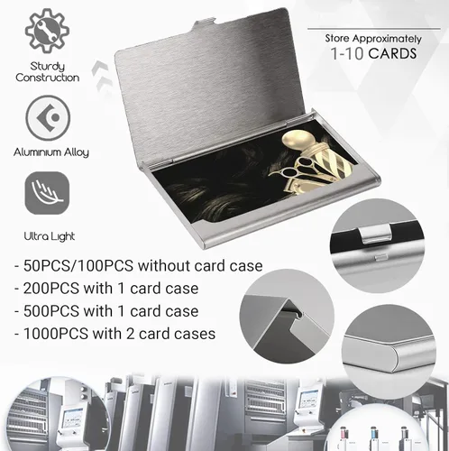 Miniatura 4 de Tarjetas de visita personalizadas de doble cara Papel mate profesional de 300 GSM para pequeñas empresas 3.5 x 2 pulgadas Hair Salon