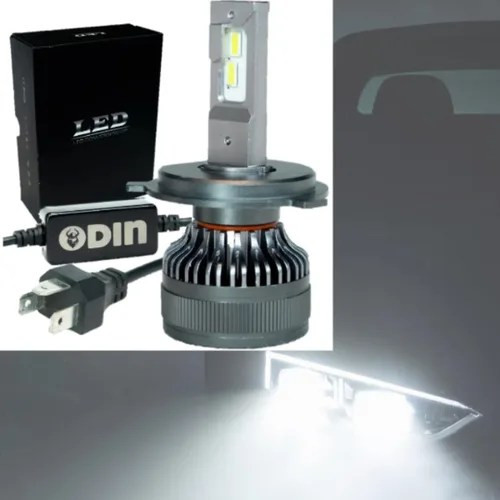 Bombillas LED Odin H4 para faros delanteros. Faros LED para coche y camión. Haz alto/bajo 72w 20000lm Canbus F16 H4 9003 880 bombillas para faros