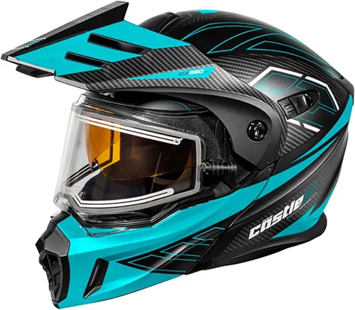 Miniatura 10 de Castle X CX950 V2 Wake - Casco eléctrico modular para nieve (rosa brillante glo/negro - Extra Pequeño)