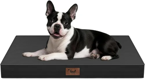 Miniatura 33 de Cama ortopédica de felpa para perros y cachorros medianos, camas impermeables para perros de 30 x 20 pulgadas con funda extraíble lavable, tapete