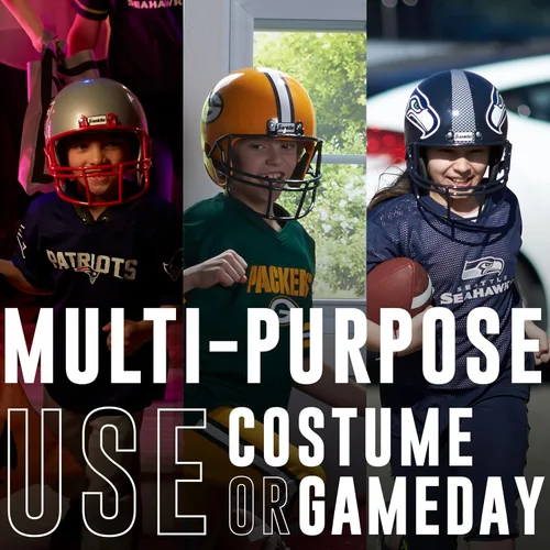 Miniatura 5 de Franklin Sports NFL - Conjunto de uniforme de fútbol americano para niños, disfraz de fútbol americano juvenil de la NFL para niños y niñas