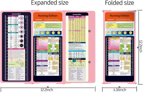 Miniatura 6 de Portapapeles de enfermería Edición de enfermería – 3 capas de aluminio plegable para enfermería Portapapeles de enfermería Esenciales