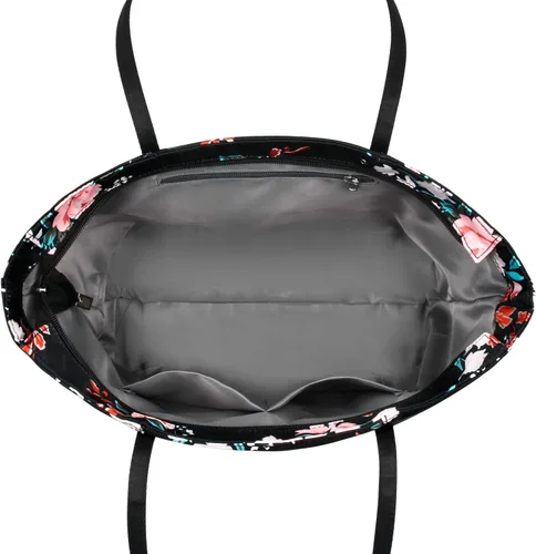 Miniatura 5 de Bolso de hombro floral para mujer, impermeable, para adolescentes, playa, escuela