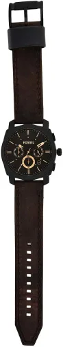 Miniatura 8 de Fossil Reloj cronógrafo Machine de cuarzo de acero inoxidable para hombre Negro marrón