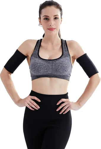 Miniatura 2 de Recortador de brazos para hombre y mujer, manga de compresión adelgazante, quemador lejano de brazo, moldeador de sauna de neopreno caliente