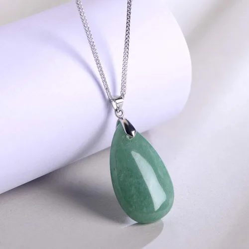 Miniatura 3 de iSTONE - Collar de plata de ley 925 con dije de lapislázuli para mujer, piedra preciosa natal con cadena de plata de 18 pulgadas