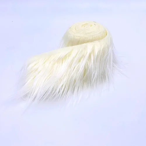 Miniatura 24 de Ice Fabrics Craft - Rollos precortados de tela de piel sintética, tiras de tela mohair de 2 x 60 pulgadas, súper suaves y mullidos, perfectos