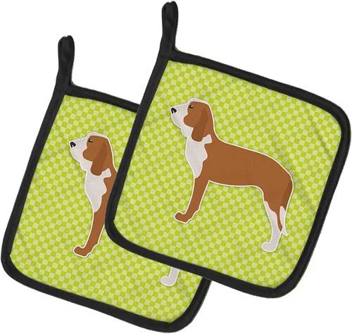 Miniatura 433 de Caroline's Treasures BB3567PTHD - Juego de soportes para ollas de cocina resistentes al calor, almohadillas calientes para cocinar, hornear, Copo