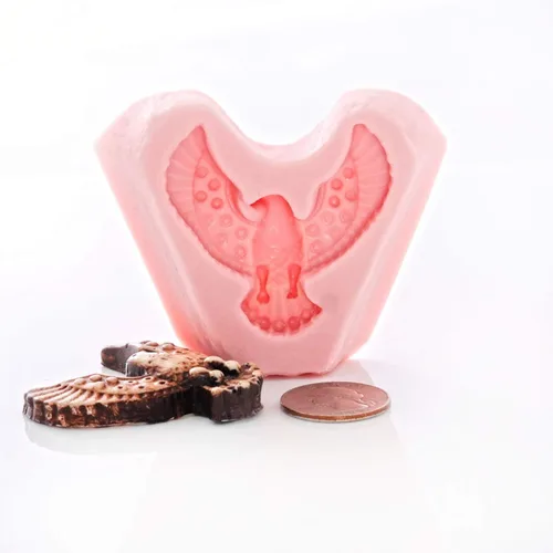 Miniatura 4 de Eagle - Molde de silicona para alimentos, fondant, chocolate, caramelo, resina, polímero de arcilla