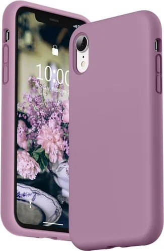 Miniatura 10 de SURPHY - Carcasa de silicona para iPhone XR, suave, a prueba de golpes, con forro de microfibra, compatible con iPhone XR (2018) de 6.1 pulgadas