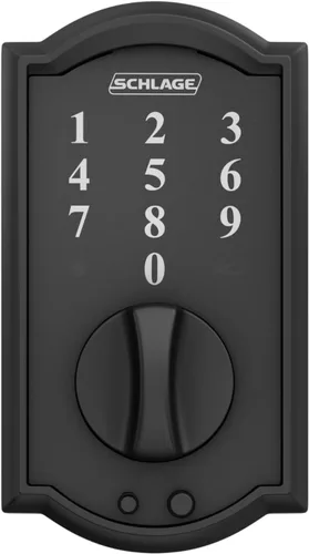 Miniatura 8 de Cerradura de seguridad táctil Schlage Camelot, BE375 CAM 622 Negro mate