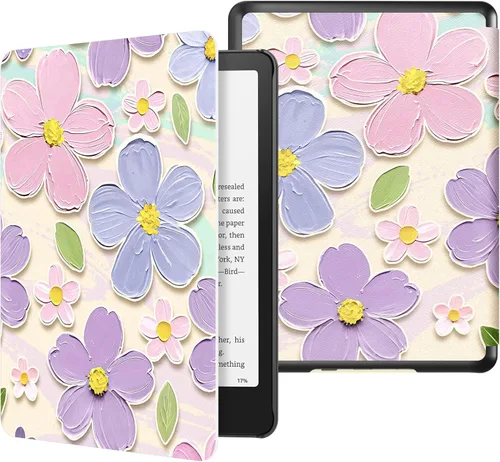 Miniatura 37 de MoKo Funda para Kindle Paperwhite de 12ª generación 2024 de 7 pulgadas y Kindle Colorsoft Signature Edition 2024, ligera funda protectora