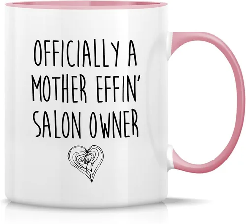 Miniatura 17 de Retreez Taza divertida – Taza de café de cerámica de 11 onzas con texto en inglés "I Make People Beautiful Hairstylist Hairdresser" de 11 onzas