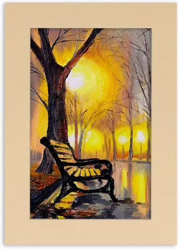Miniatura 5 de 20x30 Mat Bevel Cut para fotos de 18 x 26 - Matboard precortado beige sin ácidos, para fotos, marco, grosor de 4 capas