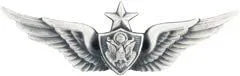 Miniatura 6 de MEDALS OF AMERICA EST. 1976 Insignia de tripulación aérea de ejército senior, Plateado (Silver Oxide)