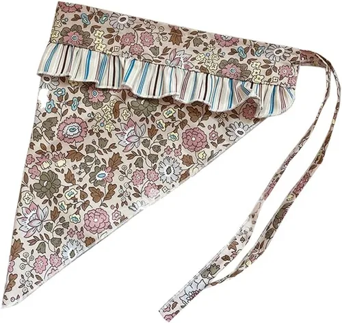 Miniatura 22 de Pañuelo con estampado floral, encantador, vintage, divertido, delantales para mujeres, niñas, pastel, jardín, pintura, delantales, diadema Delantal 7