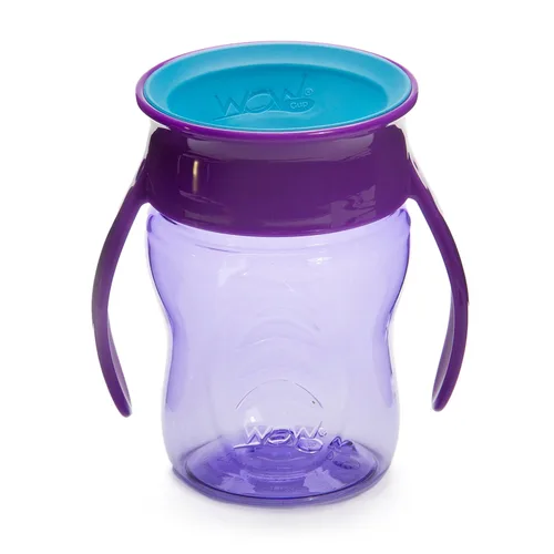 Miniatura 8 de Wow Cup for Baby 360 Trainer - Vaso para sorber, azul, 7 oz / 7.0 fl oz